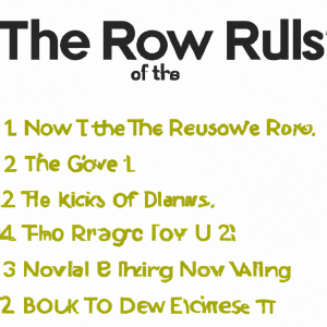 The Rules of Business Living: A Guide