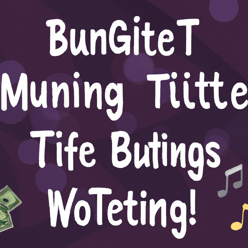 Tips for Creating an Entertainment Living Budget